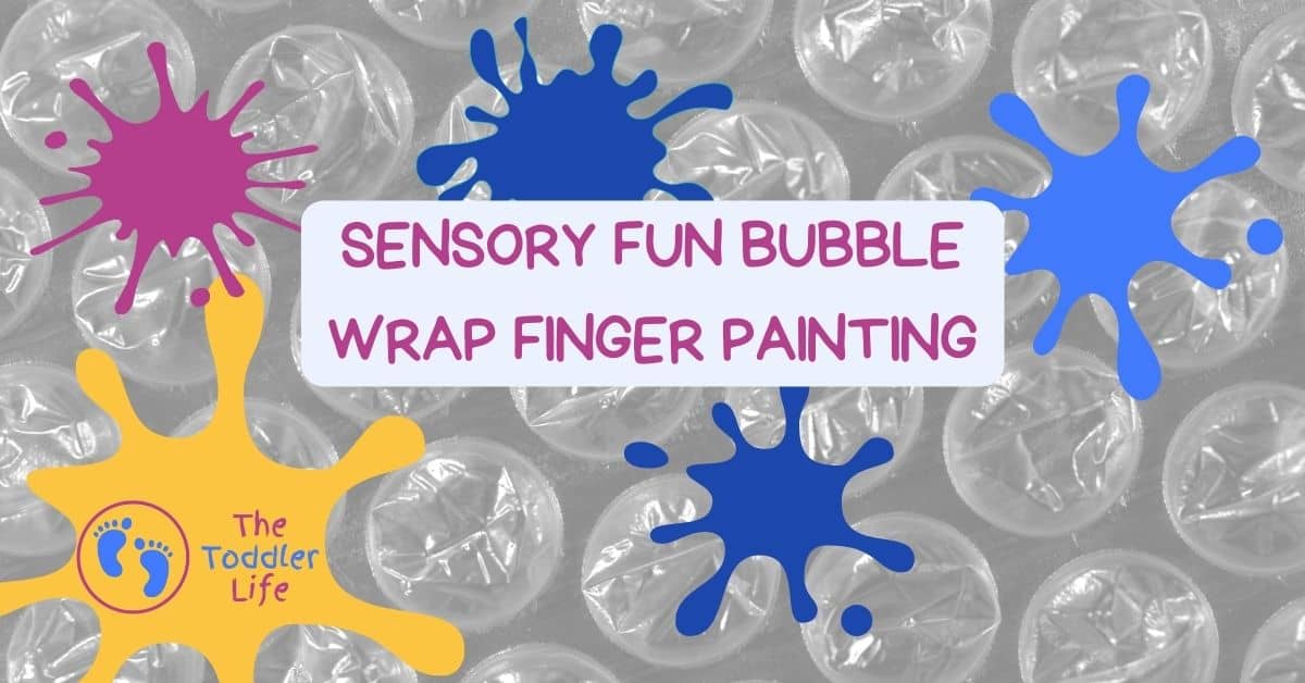 bubble wrap and paint splatters